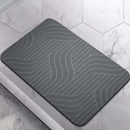 WinysinBathroom Anti Mat Hushållsbadrum Entré Vattenabsorption Golvmatta Speed[D]