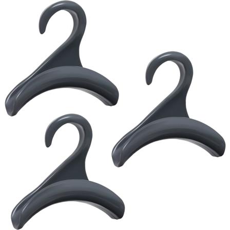 Kvinners håndveske og herreveske-arrangør [sett med 3] - Holdbar grå A