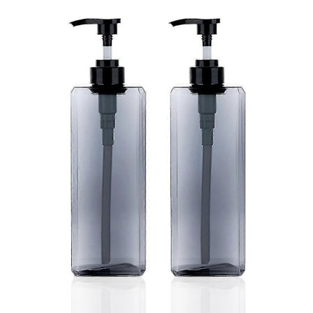 2-pack 1000 ml Pumpflaska Dispenser Återfyllningsbar Fyrkantig Dispenser Tom Pumpflaska För_Speciella gåvor