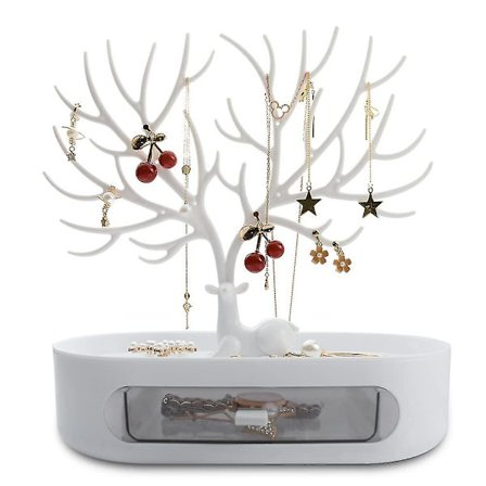 Antlers-korujalusta, koristeellinen korupuu, kaulakorujen säilytys, rannekorujalusta, hirvensarvet puun suunnittelu rannekoru kaulakoru korut