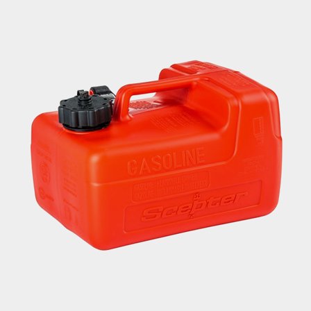 Serbatoio carburante portatile Scepter Portable Marine Tank, 12 litri, con indicatore di livello, 363 x 264 x 231 mm, polietilene ad alta densità (