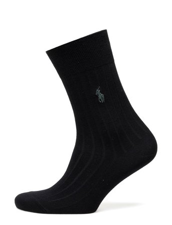 Polo Ralph Lauren Ribbed Trouser Socks - Black - 43-46