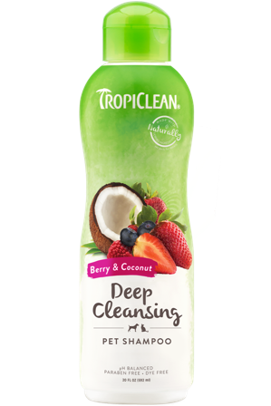 TropiClean - Djuprensende sjampo for kjæledyr med bær og kokosnøtt 355 ml - Hund - Pelspleie Trim- og hundebad - Hundesjampo - ZOO.no