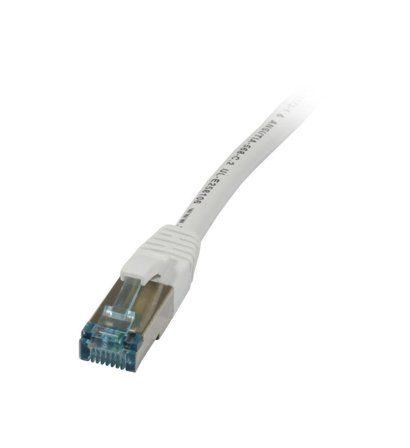 SYNERGY Patchkabel RJ45, CAT6A 500Mhz, 1.5m, weiss, S-STP(S/FTP),TPE(Superflex), Synergy 21
