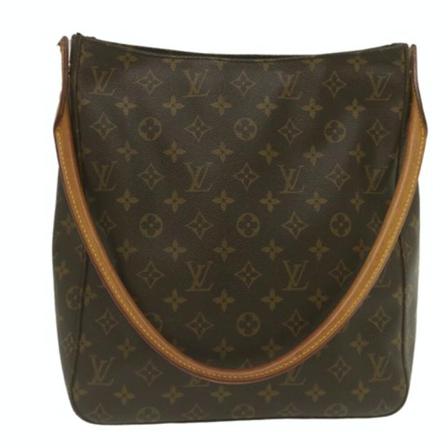 Louis Vuitton Vintage, Pre-owned Canvas Shoulder Bags Bruin, Dames, Maat:ONE Size