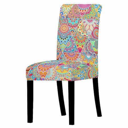 Stolebetræk Sæt af 4, Aftageligt Stolebetræk Sæde Stole Spisestuestolebetræk