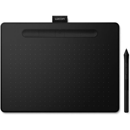 Wacom-näytönohjain Bluetooth-kynägrafiikkatabletti - 10 tuumaa - 4096 painetasoa - Musta - Windows/Mac OS/Chrom