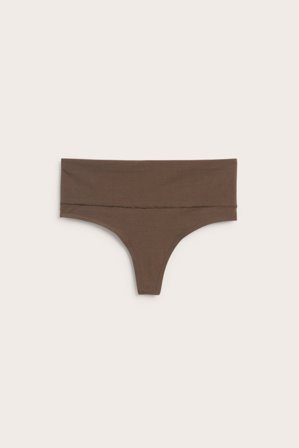 Kappahl | Stringtrosa | Mörkbrun