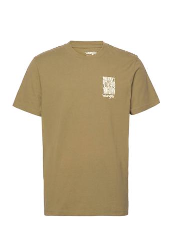 Graphic Tee Khaki Wrangler