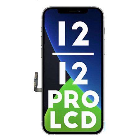 Erstatningsskjerm Kompatibel med iPhone 12/12 pro svart