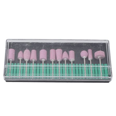 12 kpl Pyörivä hiomakivi asennettu hiomatyökalu hiomakone kiillotuskone poranterät hiontaan purseiden poistoon