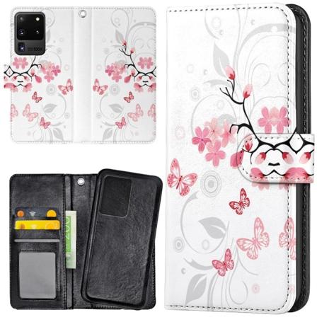 Samsung Galaxy S20 Ultra - Lommebok Deksel Naturlig Mønster