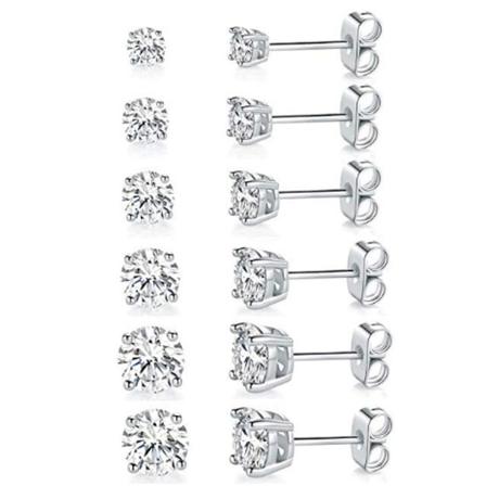 Mode 316L Rustfrit Stål Titan Stål Seks-Gribet Diamant Whi