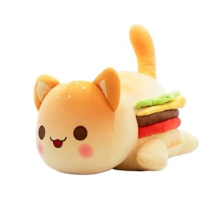Meemeow Aphmau Pehmolelu ranskalaisia perunoita Burger Food Pillow 4 4