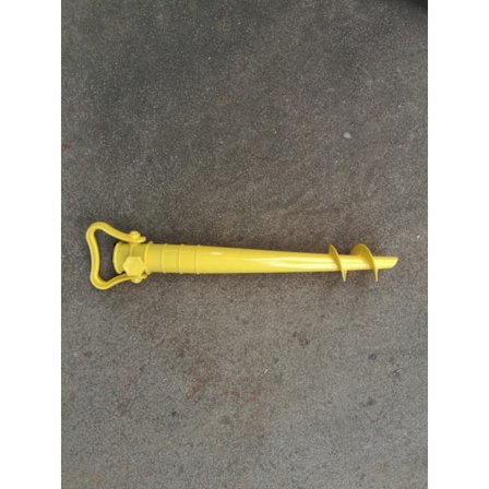 Gul Paraply Stativ 2 Stykker Paraply Stativ til Strand Sand eller