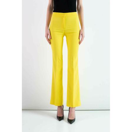 Doris S, Megan elegant trousers Geel, Dames, Maat:S