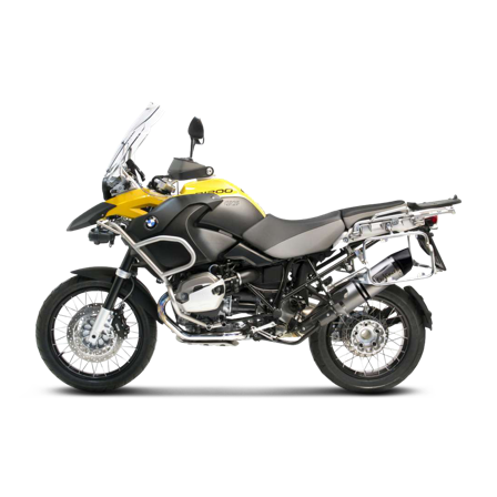 LeoVince LV One EVO Stainless Steel/ Carbon Fiber Slip-On - BMW R 1200 GS 2010-2012