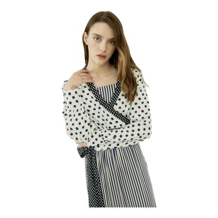 Silvian Heach Bluse with waist Hvid, Dame