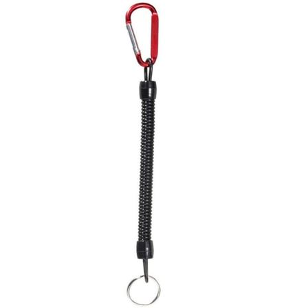 Elastisk holdbar nøglering Röd