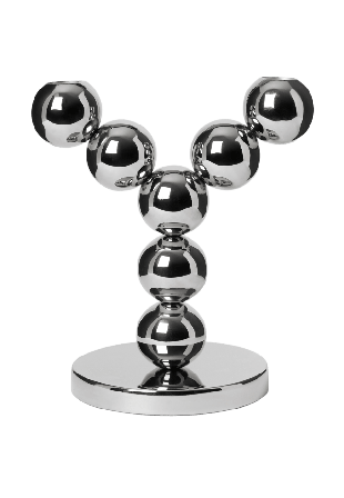 Åhléns Home Ljusstake BUBBLES Ljuslyktor & ljushållare Silver ONESIZE