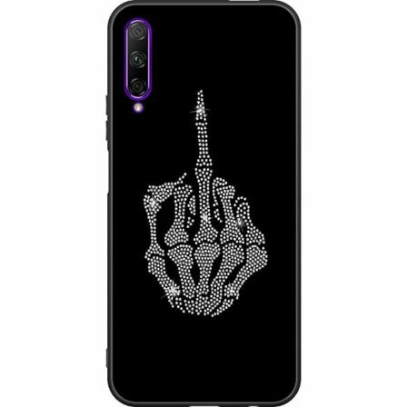 Honor 9x Pro Svart Skal Fuck You Bling