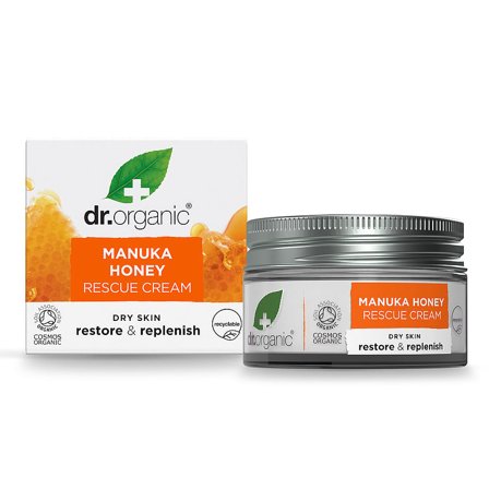 Dr. Organic Manuka Honey Rescue Cream 50 ml, Skincare, Kropspleje, Bodylotion