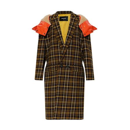 Dsquared2 - Ullkappor - Brun - Dam - Storlek: Xs, Dam, Storlek: XS