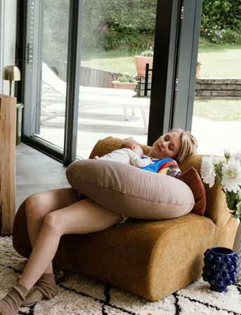 That's Mine Nursing Pillow Brown - Brown - 54X30X47CM