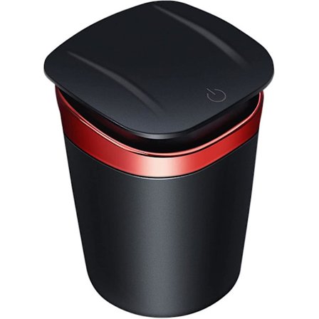 Bærbar Elektrisk Bilskål med Låg og LED-lys til Udendørs Campingvogn