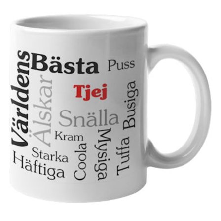 Mugg - Världens bästa tjej