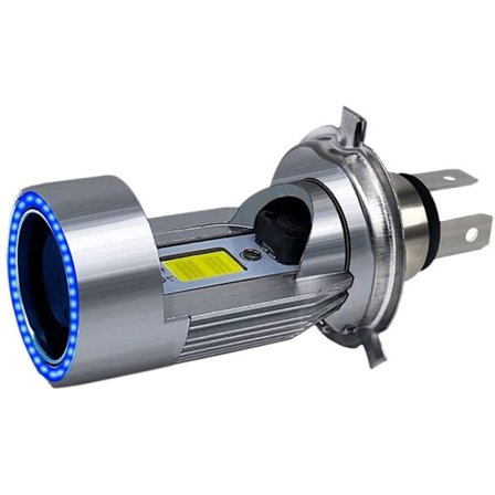 H4 LED-ajovalopolttimo moottoripyörään, lähi-/kaukovalo, jossa Angel Eye -päiväajovalo, 25 W, 3000 lm, super 6000 K