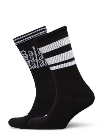 Nb Essentials Celebrate Legacy Crew Socks 2 Pairs Black New Balance