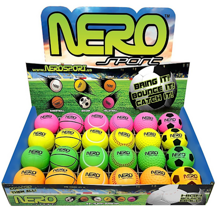 Sport Me Nero Studsboll High Bounce, 6,3 cm