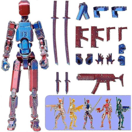 T13 Action Figure, Titan 13 Action Figure 3d Titanien Figuuri, 3d Tulostettu Action Figure Nova 13 Action