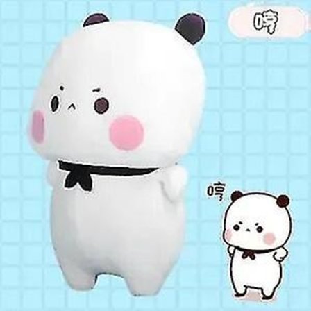 Sød Bubu Og Dudu Panda Plyslegetøj Tegneserie Panda Bjørn Plushie Dukke Kawaii Fyldt Blød Pude Legetøj Gave Til Børn Hjem Dekoration