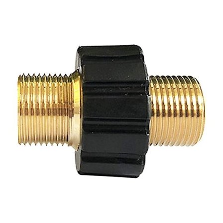 1 Snabbkopplingsslangadapter, Rengöringstillbehör, Högtrycksspruta, Högtryckstvätt, M22 x 1,5 Dubbelhuvud Kompatibel med Kärcher, Kärcher H