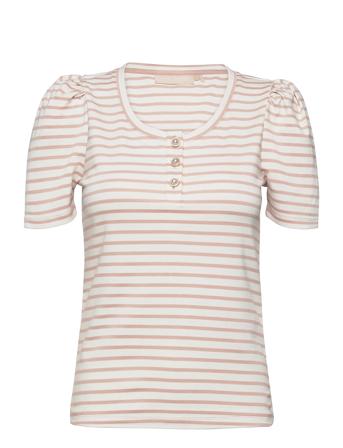 Florakb Ss Tee Pink Karen By Simonsen