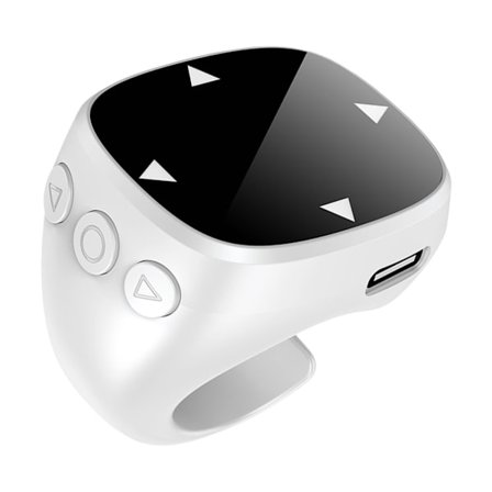 Fingertuppringer Fjernkontroll Trådløse Skrolleringer for Mobil Selfie Kamera Videoopptak Fjernsidevender