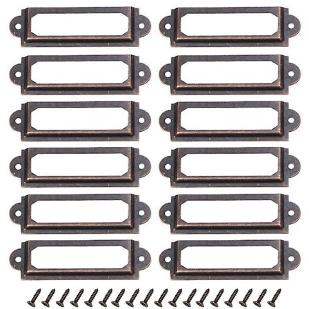 25 stk. holdere til mærker - holdbare, førsteklasses etiketter til skuffer