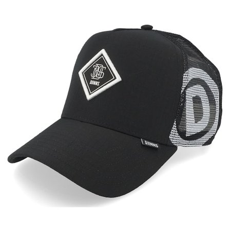 Djinns - Schwarz trucker Cap - Hft Cap Big Ripstop Black A-Frame Trucker @ Hatstore