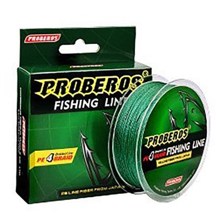 4 flätor 100m Dali Horse Fishing Line Gul/Blå/Röd/Grå/Grö green 4.0/40LB