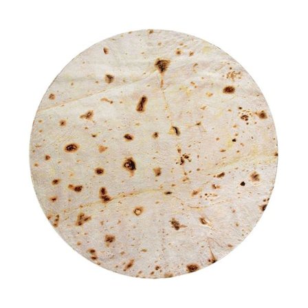 Burritos tæppe dobbeltsidet kæmpe mel tortilla tæppe nyhed tortilla tæppe til din familie