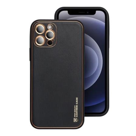 iPhone 15 Plus Mobilskal Läder - Svart