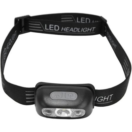 2025 Seneste Model LED Sensor Forlygte Stor Kapacitet Batteri USB Smart Opladning til Udendørs Aktiviteter