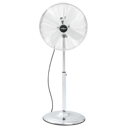 Vidaxl Piedestalfläkt 3 Hastigheter 40 Cm Krom Silver
