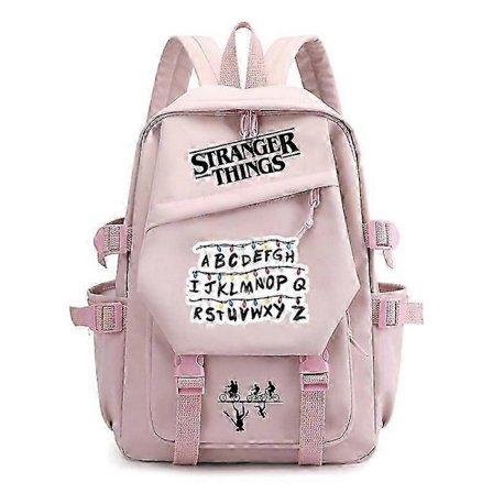 Stranger Things -reppu teineille, koululaukku, monitoiminen, suuri kapasiteetti, kestävä materiaali, useita värejä