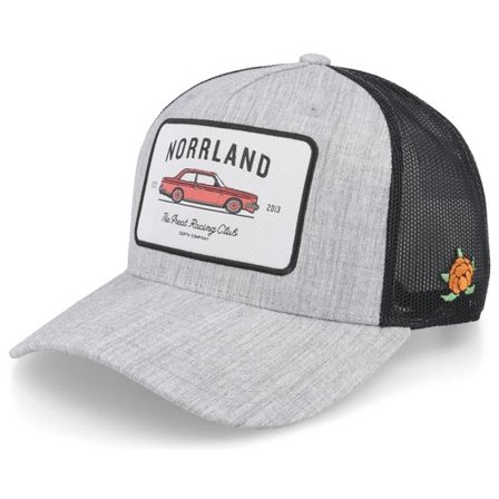 SQRTN - Grå trucker Keps - Racing Cap Grey/Black Trucker @ Hatstore