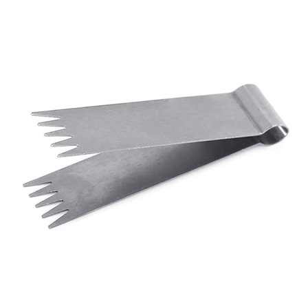 Rustfritt stål valnøtt klips kake bolle dekorere verktøy baking brød dessert form