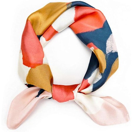 Mote Kvinner Hårskjerf Lett Silke Turban Firkantet Turban 70x70 cm