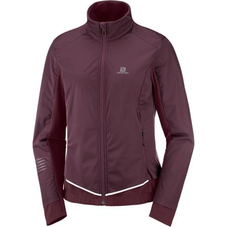 Salomon Women's Lightning Lightshell Jacket Women unlined workout jackets Purple L